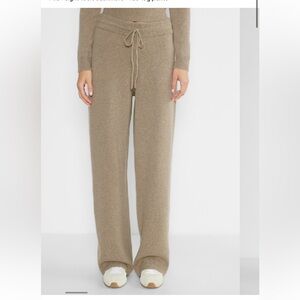 Aritzia The Group Cashmere Hi-Rise Wide Knit Pants